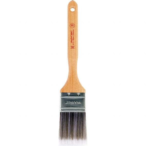 Wooster Brush - 2" Flat Synthetic Sash Brush - 2-11/16" Bristle Length, Maple Handle - Eagle Tool & Supply