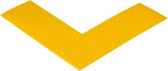PRO-SAFE - Yellow Solid Color PVC Tape - 2" Wide x 1/2' Long x 50 mil Thick, General Traffic - Eagle Tool & Supply