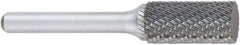 OSG - 9mm Cut Diam, 6mm Shank Diam, Cylinder Head Burr - Carbide, Flat End, 19mm LOC, 50mm OAL - Eagle Tool & Supply