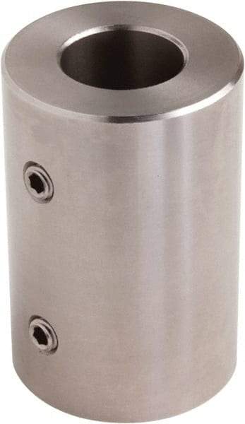 Climax Metal Products - 1-1/2" Inside x 2-1/2" Outside Diam, Set Screw Rigid Coupling - 4-1/2" Long - Eagle Tool & Supply