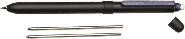 Ability One - Ball Point Medium B3 Aviator Multifunction - Black & Blue - Eagle Tool & Supply