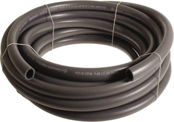 Continental ContiTech - 1" ID x 1.38" OD 25' Long Multipurpose Air Hose - 250 Working psi, -10 to 158°F, Gray - Eagle Tool & Supply