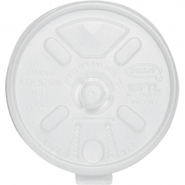 DART - Liftn'Lock Lids, 10-14 oz Cups - Translucent - Eagle Tool & Supply