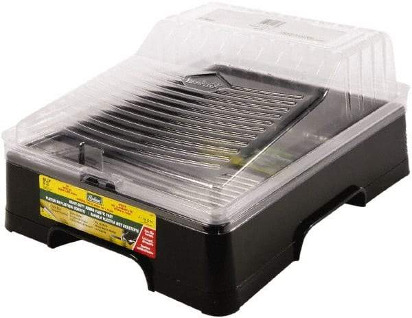 Richard - 9-1/2" Roller Compatible Paint Tray - 1 Gal Capacity, 9-1/2" Wide, Plastic - Eagle Tool & Supply