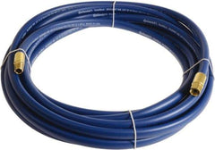 Continental ContiTech - 1/4" ID x 0.45" OD 20' Long Multipurpose Air Hose - MNPT x FNPT Ends, 300 Working psi, -10 to 158°F, 1/4" Fitting, Blue - Eagle Tool & Supply