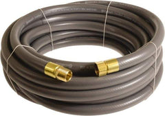 Continental ContiTech - 3/4" ID x 1.11" OD 75' Long Multipurpose Air Hose - MNPT x FNPT Ends, 250 Working psi, -10 to 158°F, 3/4" Fitting, Gray - Eagle Tool & Supply