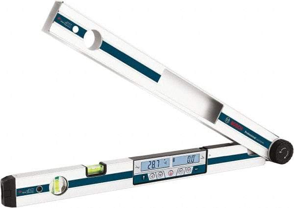 Bosch - 0.1° Resolution Combination Protractor & Inclinometer - 270° Range - Eagle Tool & Supply