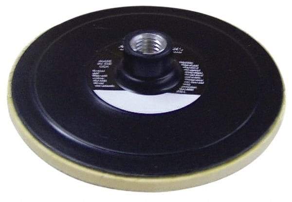 AutoQuip - 8" Diam Hook & Loop Disc Backing Pad - Medium Density, 4,800 RPM - Eagle Tool & Supply