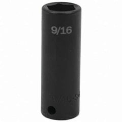 SK - Impact Socket - 3/8"DR 9/16" DEEP IMPACT SOCKET - Eagle Tool & Supply
