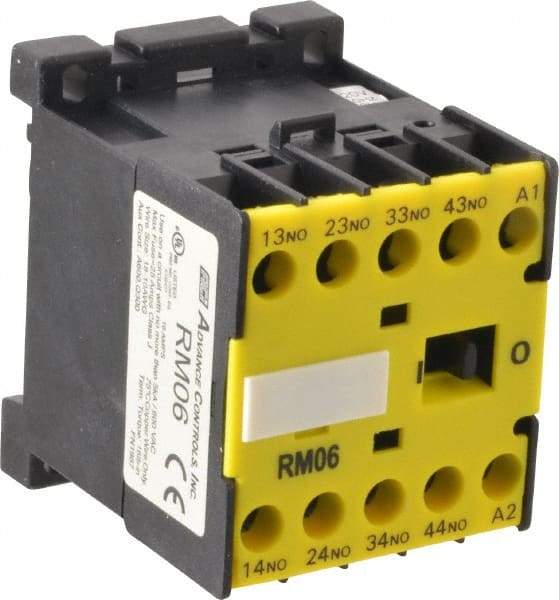 ACI - 4 Pole, 4NO, 120 VAC Control Relay - 16 Amps, 600 VAC - Eagle Tool & Supply