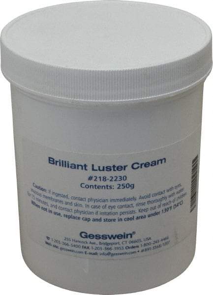 Made in USA - 250 g Polishing Compound - Use on Aluminum, Brass, Bronze, Chrome & Steel - Eagle Tool & Supply