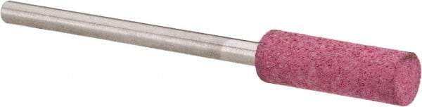 Value Collection - 5mm Max Diam x 15mm Long, Cylinder, Rubberized Point - Coarse Grade, Ceramic, Mounted - Eagle Tool & Supply