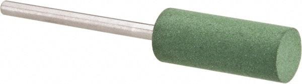 Value Collection - 8mm Max Diam x 20mm Long, Cylinder, Rubberized Point - Fine Grade, Ceramic, Mounted - Eagle Tool & Supply