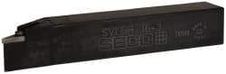 Seco - SVLB, Right Hand Cut, -5° Lead Angle, 1" Shank Height x 1" Shank Width, Neutral Rake Indexable Turning Toolholder - 6" OAL, VB..33. Insert Compatibility, Series Screw Lock - Eagle Tool & Supply