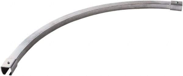 TMI, LLC - 3' Long Galvanized Steel Dock Strip Door Mounting Hardware - Use with Industrial Curtain Kit - Eagle Tool & Supply