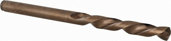 Cle-Line - 3/16" Cobalt, 135° Point, Straight Shank Maintenance Drill Bit - Eagle Tool & Supply