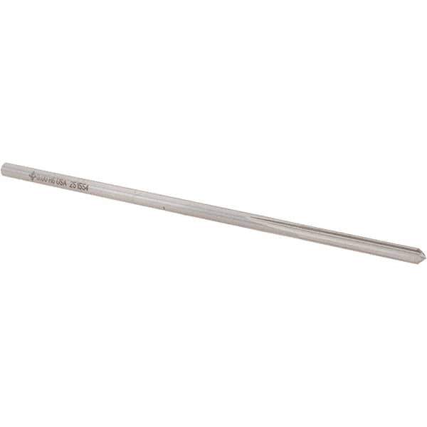 Cleveland - 3mm High Speed Steel 4 Flute Chucking Reamer - Straight Flute, Straight Shank, 22.23mm Flute Length, 88.9mm OAL - Eagle Tool & Supply