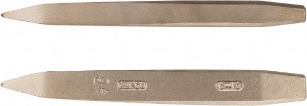 Ampco - 15" OAL x 1-3/4" Blade Width Nonsparking Concrete Chisel - 1-3/4" Tip - Eagle Tool & Supply