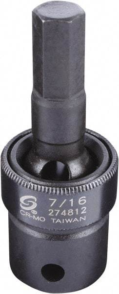 Sunex Tools - 1/2" Drive, 7/16" Impact Hex Bit Socket - Eagle Tool & Supply