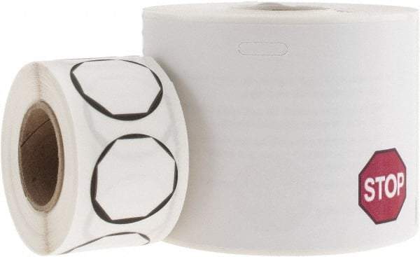 Dymo - 4" Long, White Label Printer Cartridge - For DYMO LabelWriter Printers - Eagle Tool & Supply