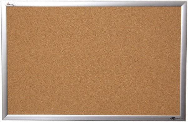 Ability One - 36" Wide x 2" High Self-Heal Cork Bulletin Board - Natural (Color) - Eagle Tool & Supply