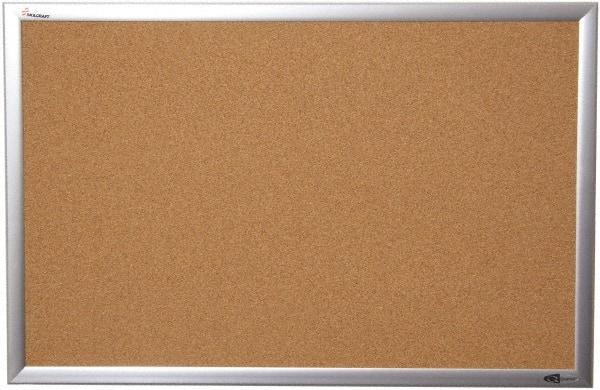 Ability One - 22" Wide x 2" High Self-Heal Cork Bulletin Board - Natural (Color) - Eagle Tool & Supply
