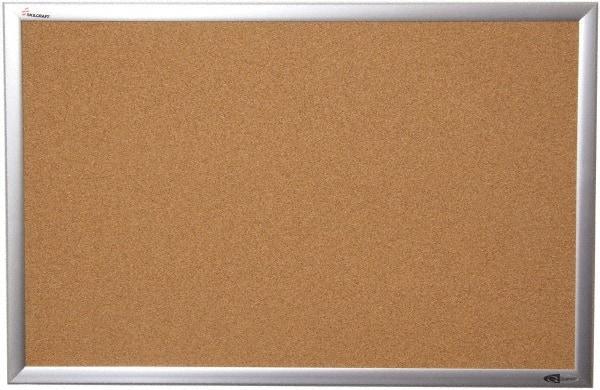 Ability One - 26" Wide x 2" High Self-Heal Cork Bulletin Board - Natural (Color) - Eagle Tool & Supply