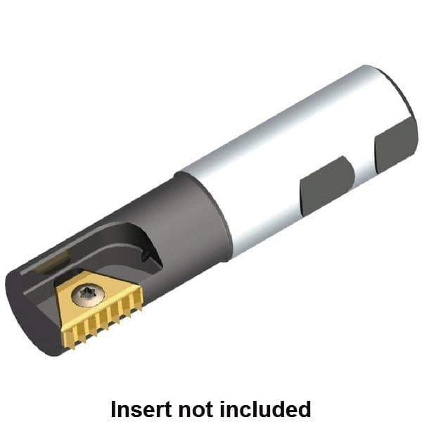 Kennametal - 22mm Cut Diam, 25mm Max Hole Depth, 63/64" Shank Diam, Internal/External Indexable Thread Mill - Insert Style STN 16, 16mm Insert Size, 1 Insert, Toolholder Style TMS, 125mm OAL - Eagle Tool & Supply