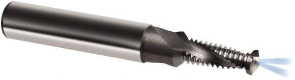 Guhring - M16x1.50 Metric Fine, 0.5709" Cutting Diam, 2 Flute, Solid Carbide Helical Flute Thread Mill - Internal Thread, 34.1mm LOC, 102mm OAL, 18mm Shank Diam - Eagle Tool & Supply