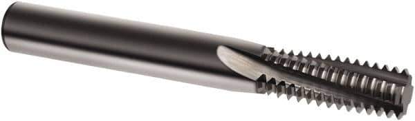 Guhring - M6x1.0 Metric, 0.189" Cutting Diam, 3 Flute, Solid Carbide Helical Flute Thread Mill - Internal Thread, 17/32" LOC, 54mm OAL, 6mm Shank Diam - Eagle Tool & Supply