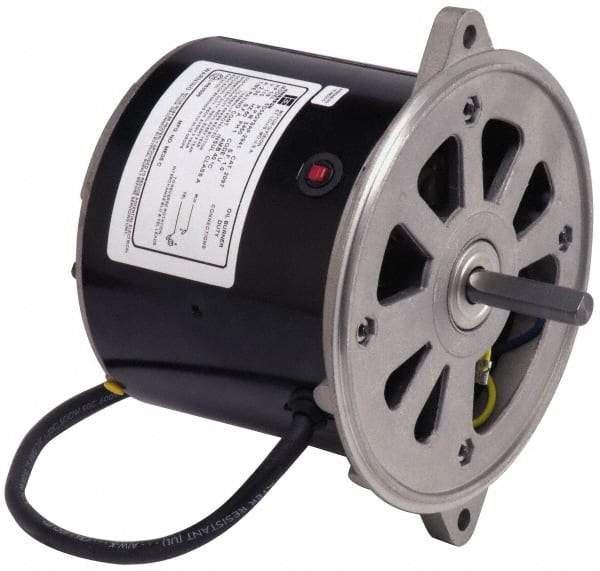US Motors - 1/7 hp, TEFC Enclosure, Manual Thermal Protection, 3,450 RPM, 115 Volt, 60 Hz, Split Phase Motor - Size 48M Frame, M-Flange Mount, 1 Speed, Ball Bearings, 2.3 Full Load Amps, B Class Insulation, CW Lead End - Eagle Tool & Supply