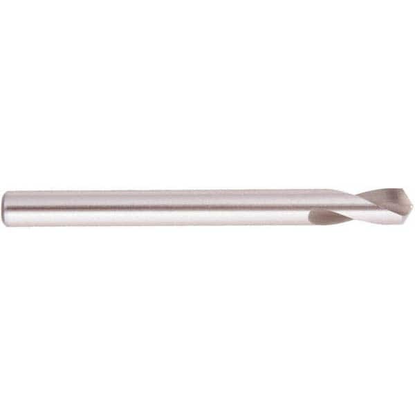 National Twist Drill - 1/8" Body Diam, 120°, 1-15/16" OAL, Cobalt Spotting Drill - Eagle Tool & Supply