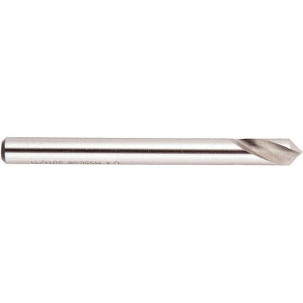 National Twist Drill - 1/8" Body Diam, 90°, 1-15/16" OAL, Cobalt Spotting Drill - Eagle Tool & Supply