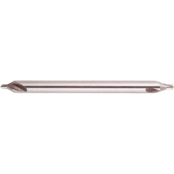 National Twist Drill - #2 Plain Cut 60° Incl Angle High Speed Steel Combo Drill & Countersink - Eagle Tool & Supply
