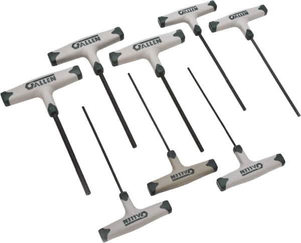 Allen - 8 Piece T-Handle Hex Key Set - Eagle Tool & Supply