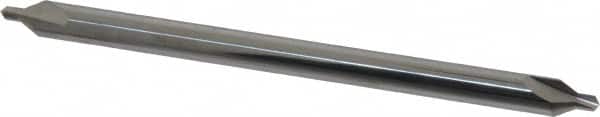 Hertel - #3 Plain Cut 60° Incl Angle Solid Carbide Combo Drill & Countersink - Eagle Tool & Supply