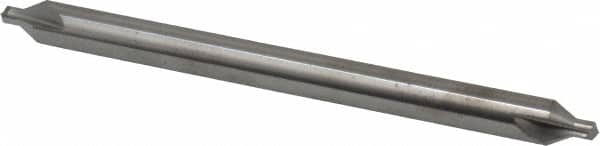 Hertel - #5 Plain Cut 60° Incl Angle Solid Carbide Combo Drill & Countersink - Eagle Tool & Supply