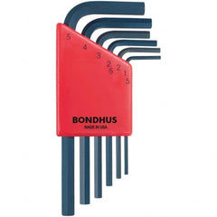 Bondhus - Hex Key Sets Tool Type: Hex Handle Type: L-Key Short Arm - Eagle Tool & Supply