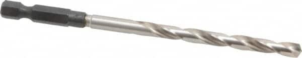 Cle-Line - 7/32" High Speed Steel, 118° Point, Hex Shank Maintenance Drill Bit - Eagle Tool & Supply