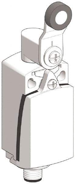 Telemecanique Sensors - SPDT, NC/NO, 240 VAC, 250 VDC, Screw Terminal, Roller Lever Actuator, General Purpose Limit Switch - 1, 2, 4, 6, 12, 13 NEMA Rating, IP66, IP67 IPR Rating - Eagle Tool & Supply