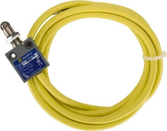 Square D - SPDT, NC/NO, Multiple VDC Levels, Prewired Terminal, Parallel Roller Plunger Actuator, General Purpose Limit Switch - 1, 2, 4, 6, 6P NEMA Rating, IP67 IPR Rating, Bushing Mount, 80 Ounce Operating Force - Eagle Tool & Supply
