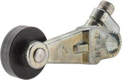 Square D - 1-1/2 Inch Long, 1/4 Inch Diameter, Cast Zinc Body, Limit Switch Lever Roller - 1/4 Inch Face Width, Nylon Roller, For Use with Limit Switches - Eagle Tool & Supply