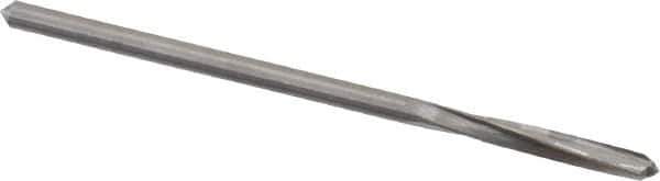 Hertel - 3/32" Solid Carbide 4 Flute Chucking Reamer - Spiral Flute, Straight Shank, 1/2" Flute Length, 2" OAL - Eagle Tool & Supply