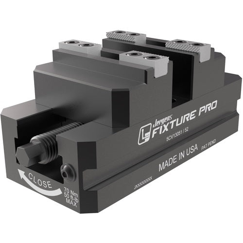 75 mm Jaw Width × 12-145 mm Jaw Opening Capacity, Fixture-Pro 75mm Self-Centering Vise