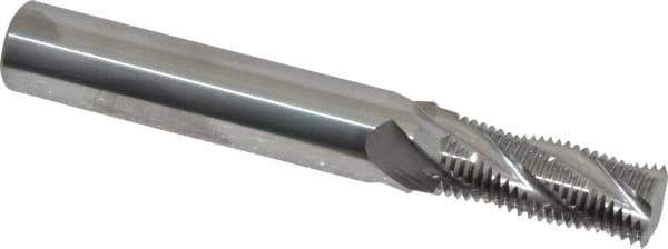 Scientific Cutting Tools - 9/16-20 UNS, 0.45" Cutting Diam, 4 Flute, Solid Carbide Helical Flute Thread Mill - Internal/External Thread, 1.12" LOC, 3-1/2" OAL, 1/2" Shank Diam - Eagle Tool & Supply
