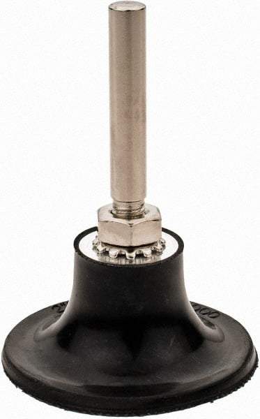 Value Collection - 2" Diam Quick-Change Type R Disc Backing Pad - 1/4" Shank Diam, Medium Density, 30,000 RPM - Eagle Tool & Supply