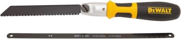 DeWALT - 12" Steel Blade Multi-Saw - ABS, TPR Handle, Cushion Grip, 14-19/64" OAL - Eagle Tool & Supply