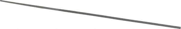 Grobet - 4" Standard Precision Swiss Pattern Round Parallel File - Double Cut, 1/16" Width Diam, With Tang - Eagle Tool & Supply