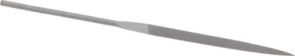Grobet - 5-1/2" Needle Precision Swiss Pattern Barrette File - Round Handle - Eagle Tool & Supply