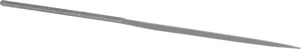 Grobet - 6-1/4" Needle Precision Swiss Pattern Barrette File - Round Handle - Eagle Tool & Supply